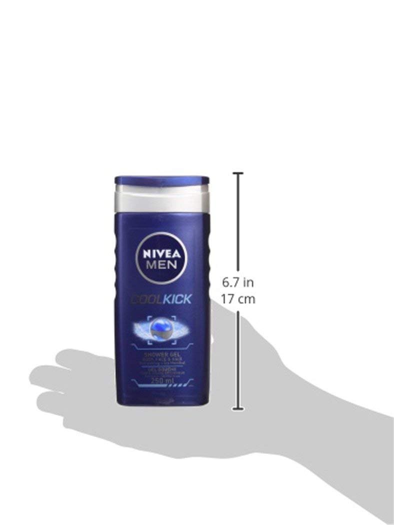 Гель для душу Nivea Bath Care Cooler Kick для чоловіків 250 мл, фото №5