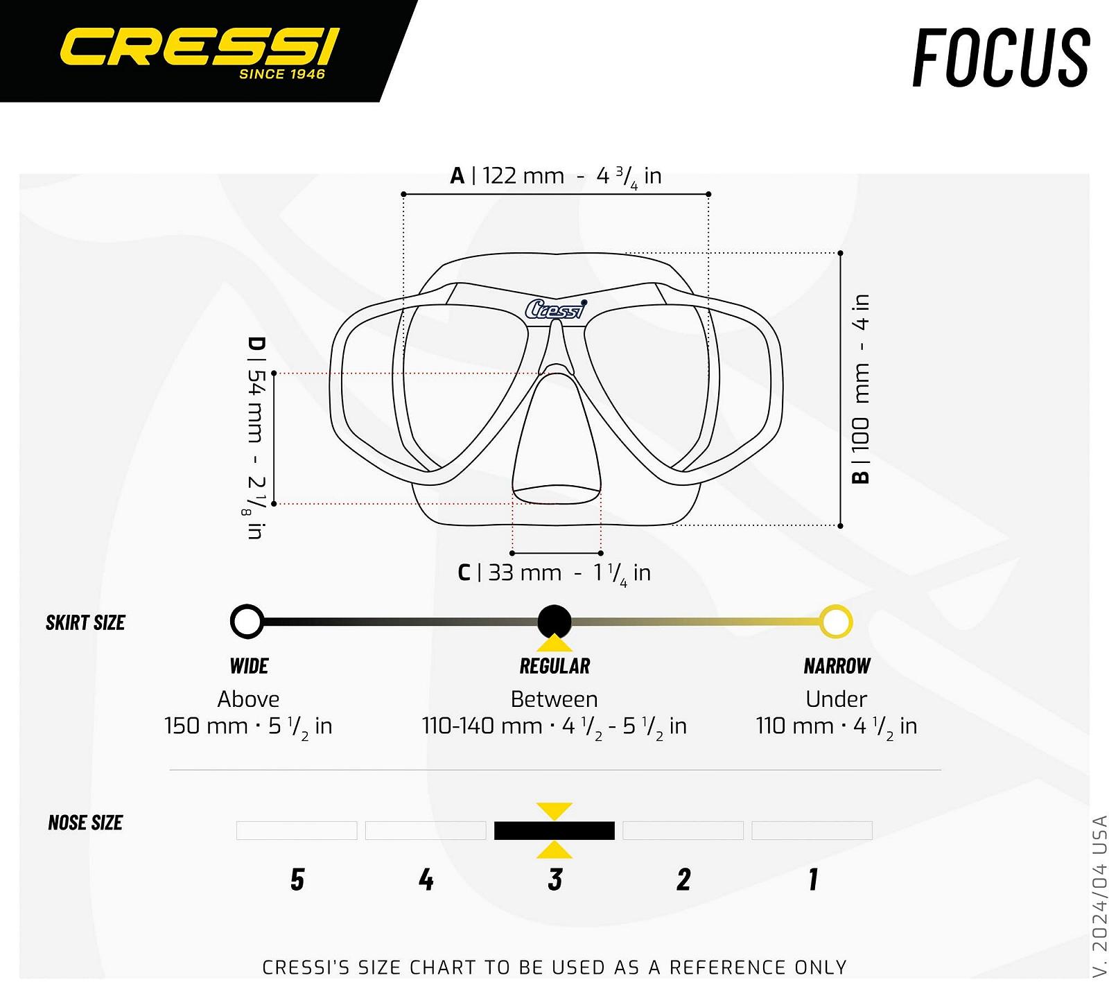 Маска Cressi Focus, фото №7