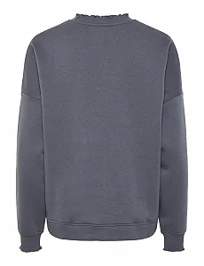 Женская Толстовка PIECES Pcpapaya LS Printed Sweat synthetic.ua - Фото 1