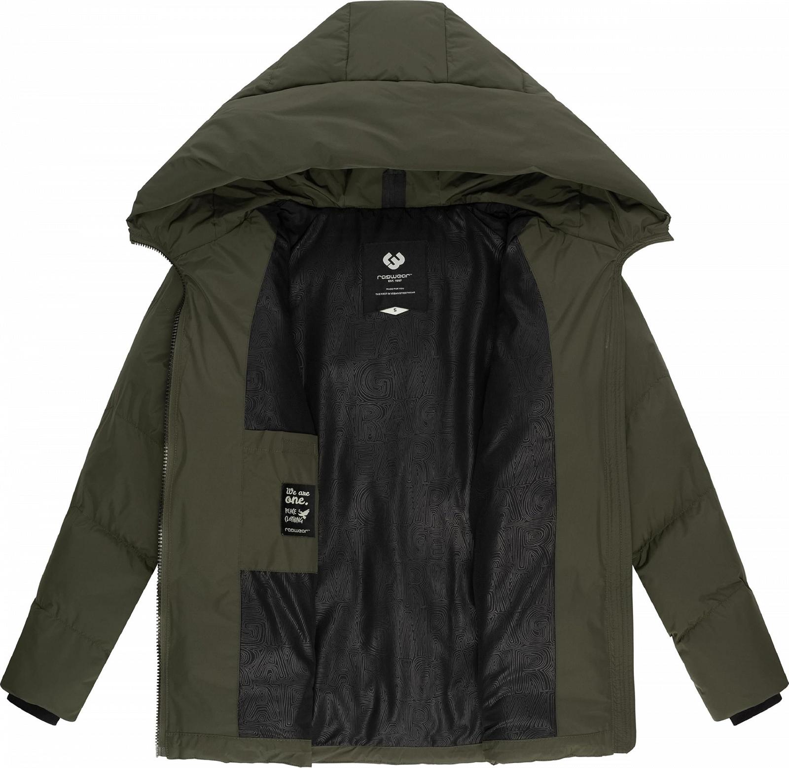 Куртка зимняя Ragwear Cessi YOUMODO Женская Теплая Водонепроницаемая Базовая стеганая куртка с капюшоном, фото №5