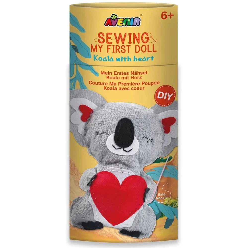 Набор Avenir DIY Sewing Kit Koala Medium для шитья, набор для творчества для детей, от 6 лет, фото №1 Набор Avenir DIY Sewing Kit Koala Medium для шитья, набор для творчества для детей, от 6 лет, фото №1
