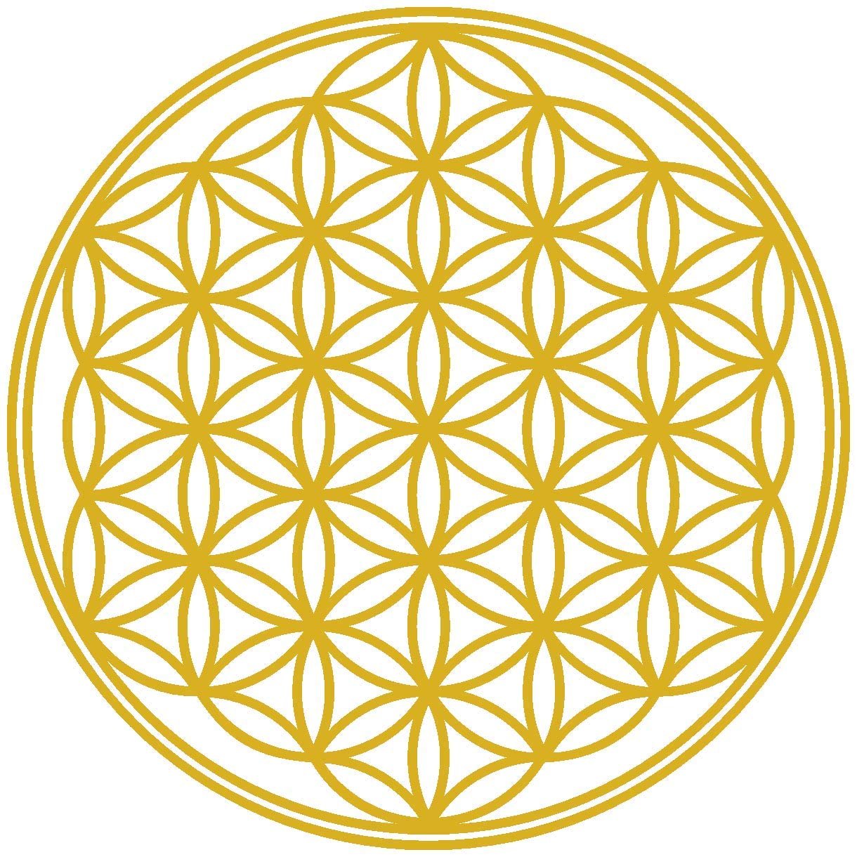 Наклейка на стіну Samunshi Flower of Life 20 x 20 см золотий металевий ефект, фото №1 Наклейка на стіну Samunshi Flower of Life 20 x 20 см золотий металевий ефект, фото №1