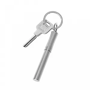 Контейнер для зубочисток, портативний, декоративний, кишеньковий, титановий. synthetic.ua - Фото 1