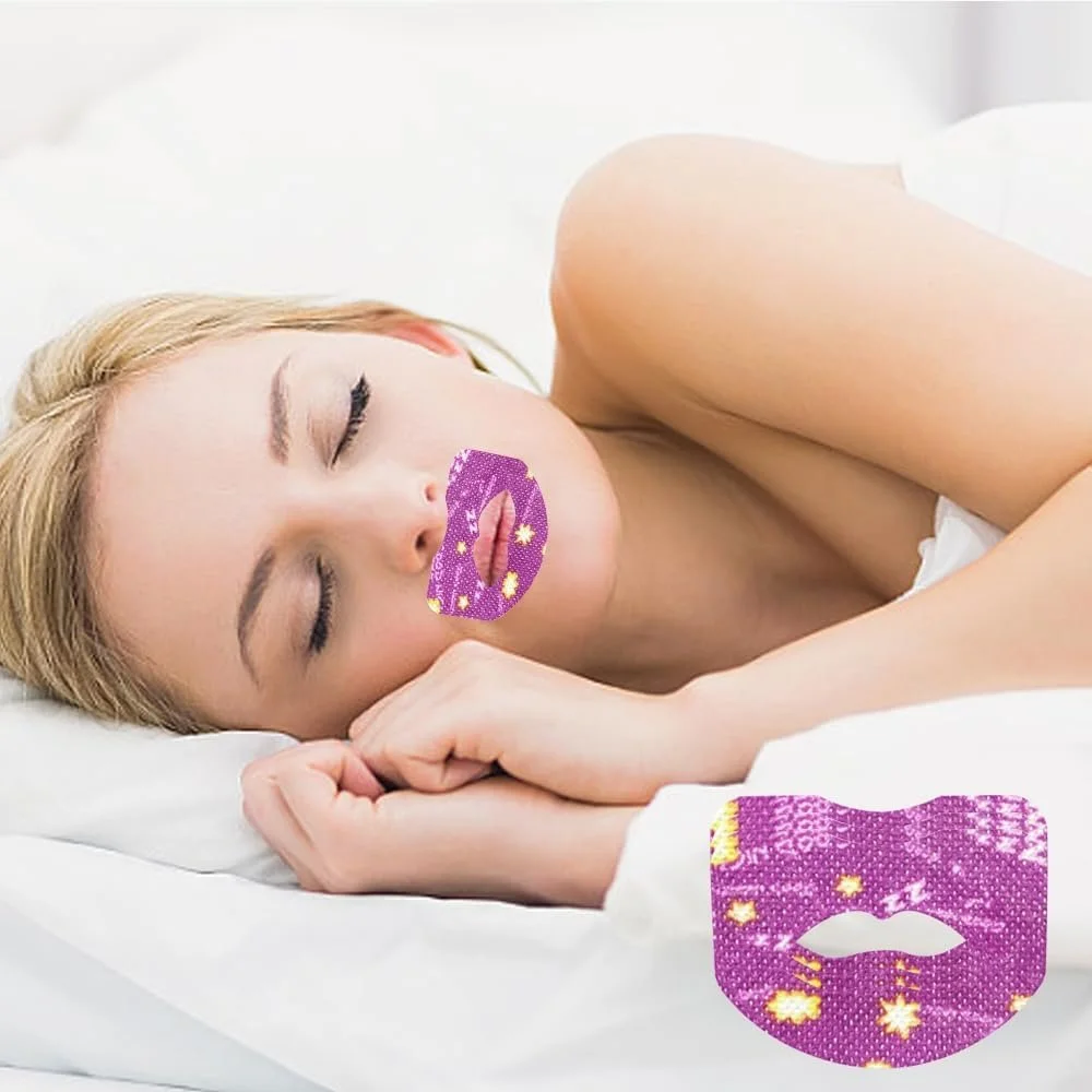 Пластирі для рота, 60 шт., для сну, для закривання рота, стопер від нічного хропіння, тримач язика, фото №1