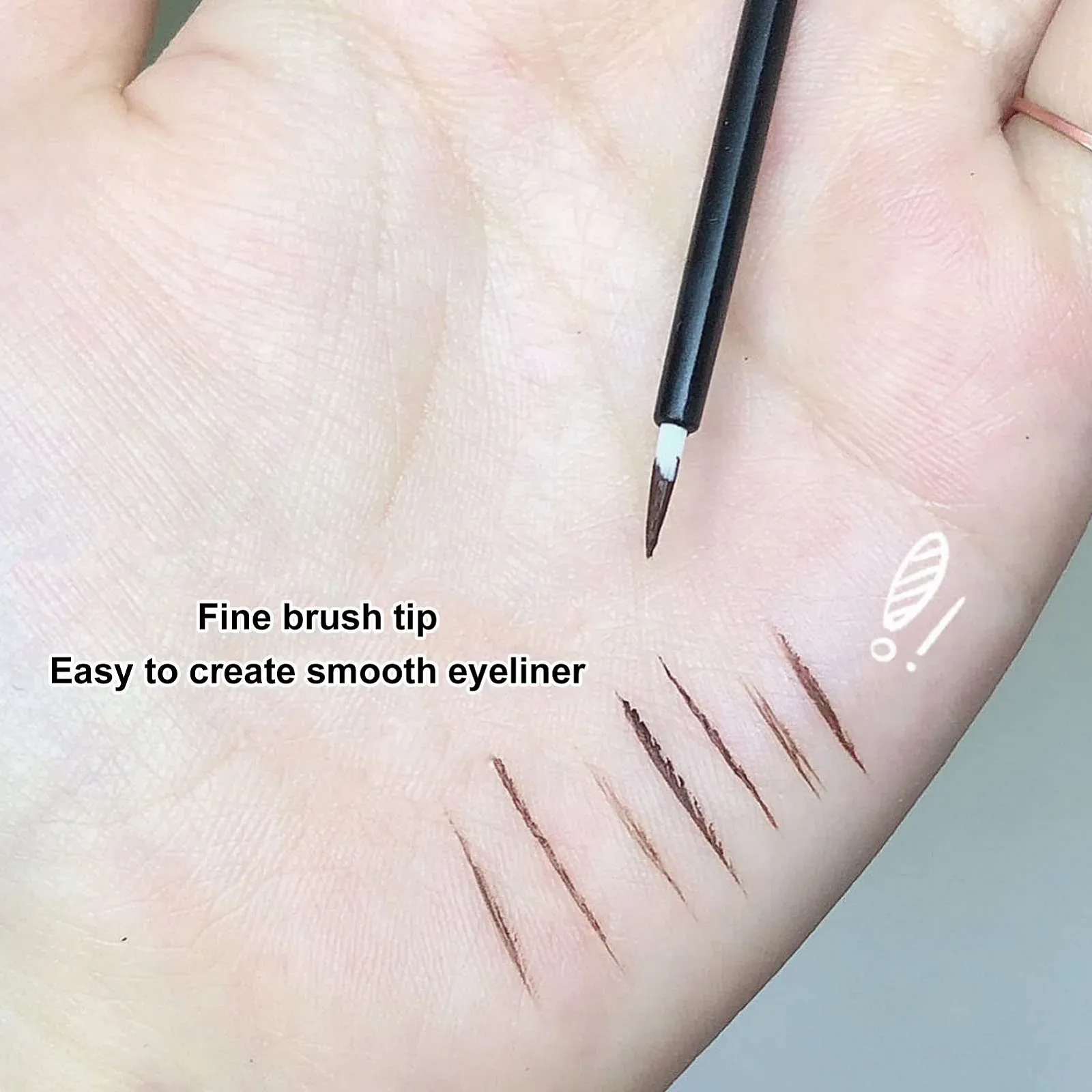 Кисти Ticwyn 100 шт с коробкой для хранения одноразовые тонкие, фото №3