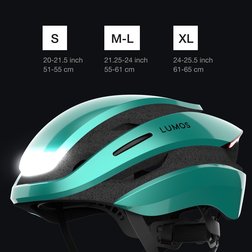 Шолом Lumos Ultra Smart велосипедний, світлодіодні передні та задні фари, покажчик повороту, стоп-сигнали, Bluetooth, фото №6