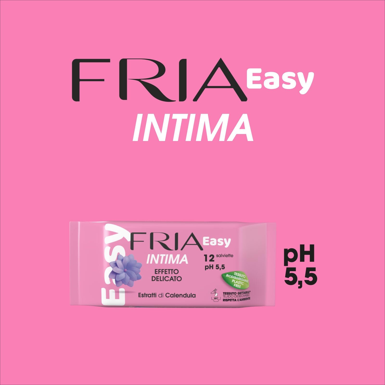 Серветки FRIA Intimwipes Bio Pack of 12 Биоразлагаемые органические для интимной гигиены, фото №3