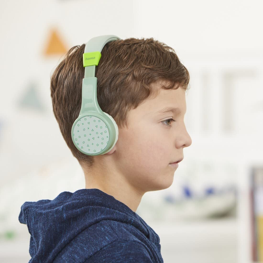 Наушники Hama Children's Bluetooth Ограничение громкости 85 дБ Два микрофона Гибкое оголовье Накладные Мягкая набивка, фото №5