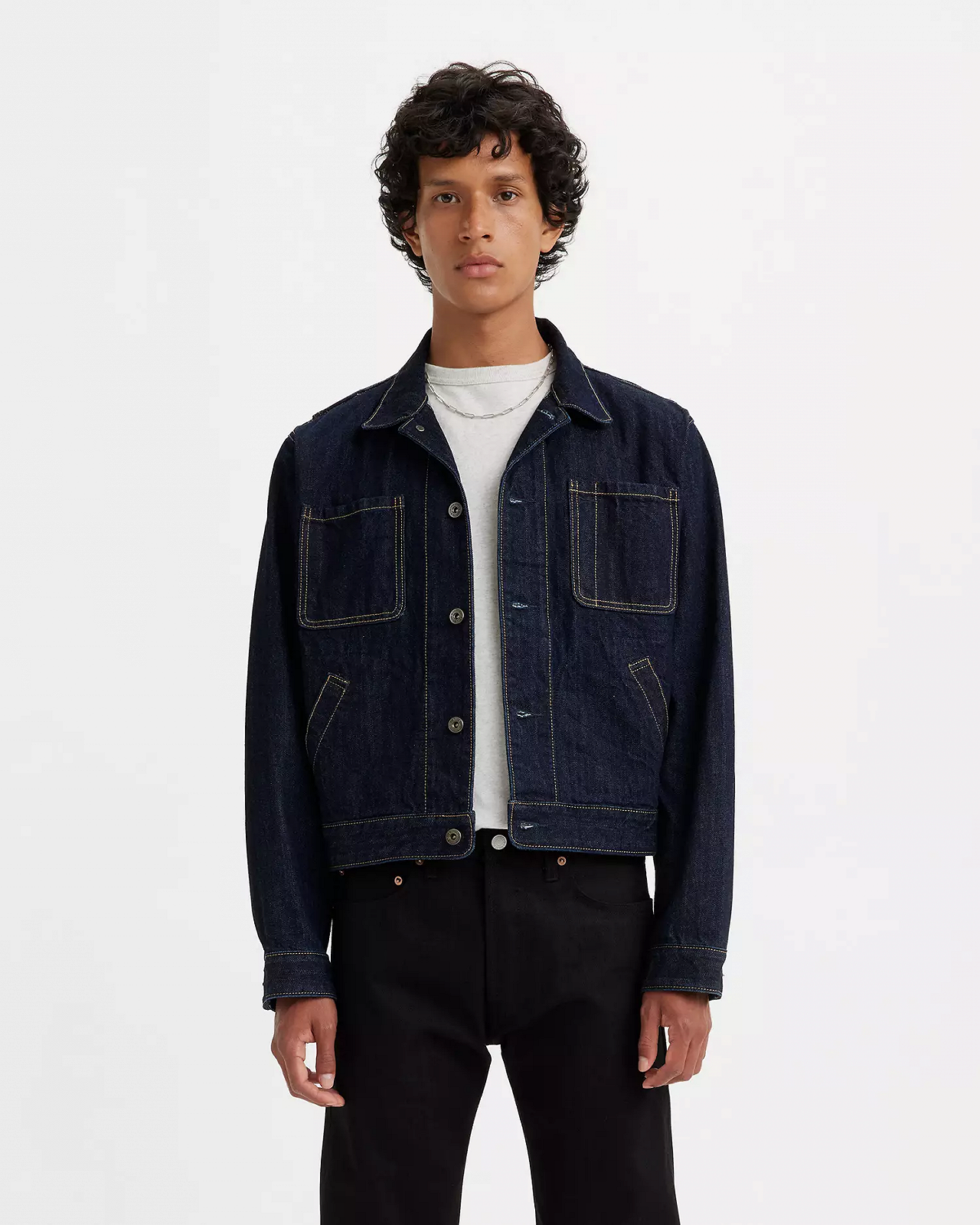 Чоловіча куртка Levis - Lmc Utility Trucker Lmc Broadway Moj - XS, фото №2 Чоловіча куртка Levis - Lmc Utility Trucker Lmc Broadway Moj - XS, фото №2