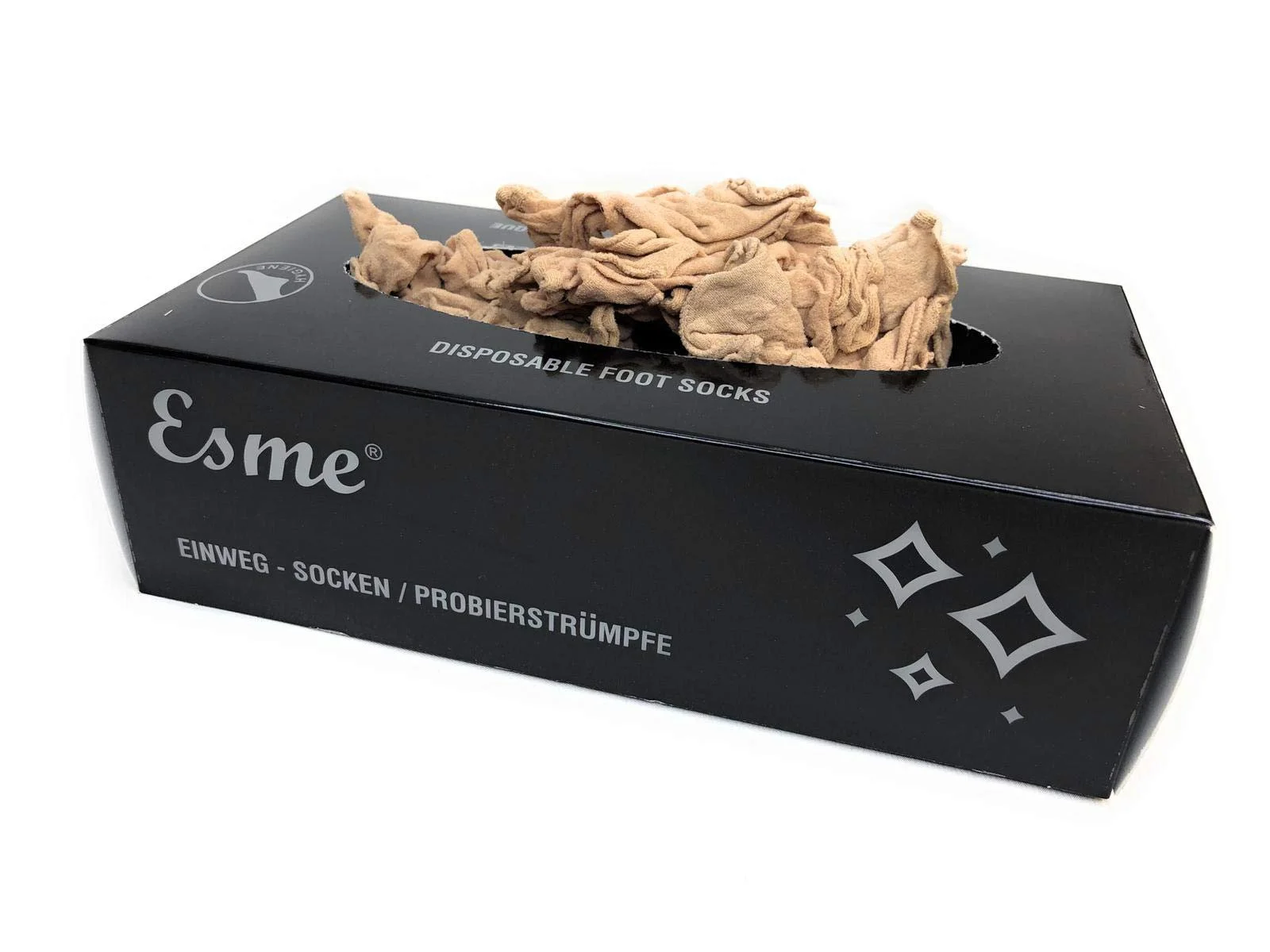 Шкарпетки Esme Одноразові 20 Den для Жінок та Чоловіків, One Size, 100 штук/упаковка, фото №1