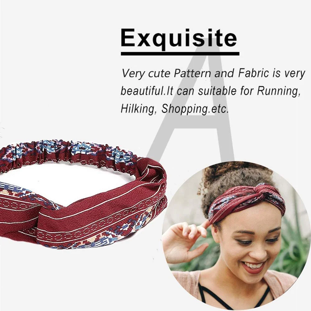 Пов'язка на голову Viccess Еластична Вінтажна, фото №3