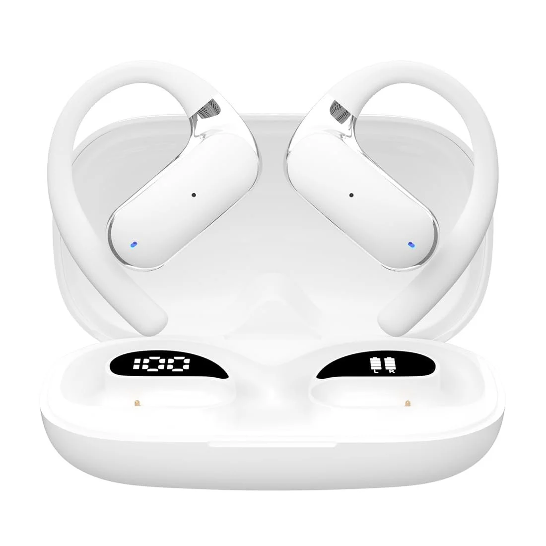 Наушники-переводчики ki, наушники для перевода и BT5.4, 133 языка, в реальном времени, Bluetooth-наушники, подключай и используй, IPX7 Белый, 1 штука, фото №1 Наушники-переводчики ki, наушники для перевода и BT5.4, 133 языка, в реальном времени, Bluetooth-наушники, подключай и используй, IPX7 Белый, 1 штука, фото №1