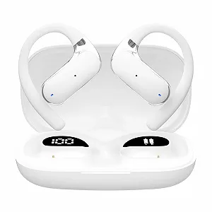 Наушники-переводчики ki, наушники для перевода и BT5.4, 133 языка, в реальном времени, Bluetooth-наушники, подключай и используй, IPX7 Белый, 1 штука - Фото 1