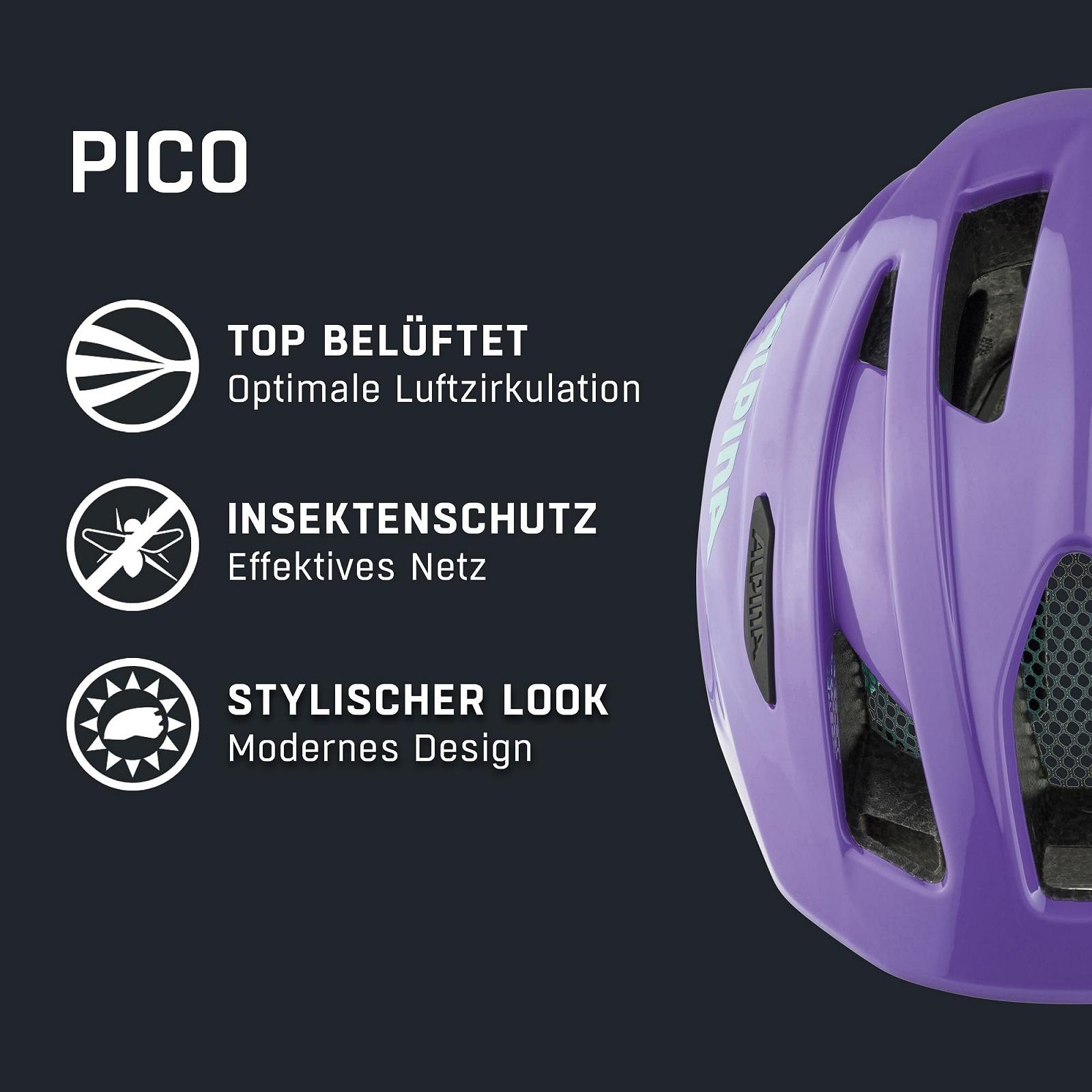 Шлем Alpina PICO с сеткой от насекомых (опционально с фонарем), фото №2
