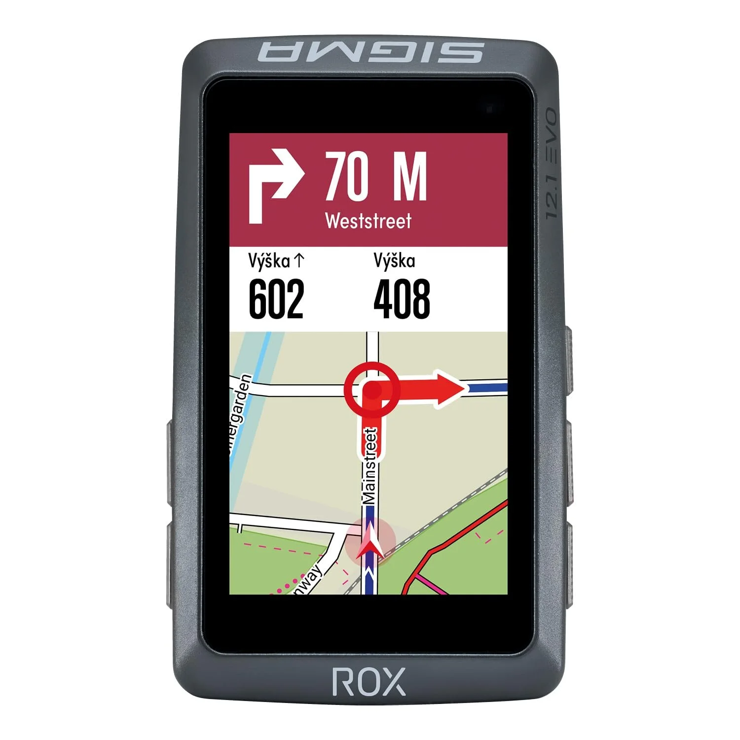 Велокомпьютер SIGMA Sport ROX 12.1 EVO GPS 3" GLONASS Bluetooth Basic Set, фото №2