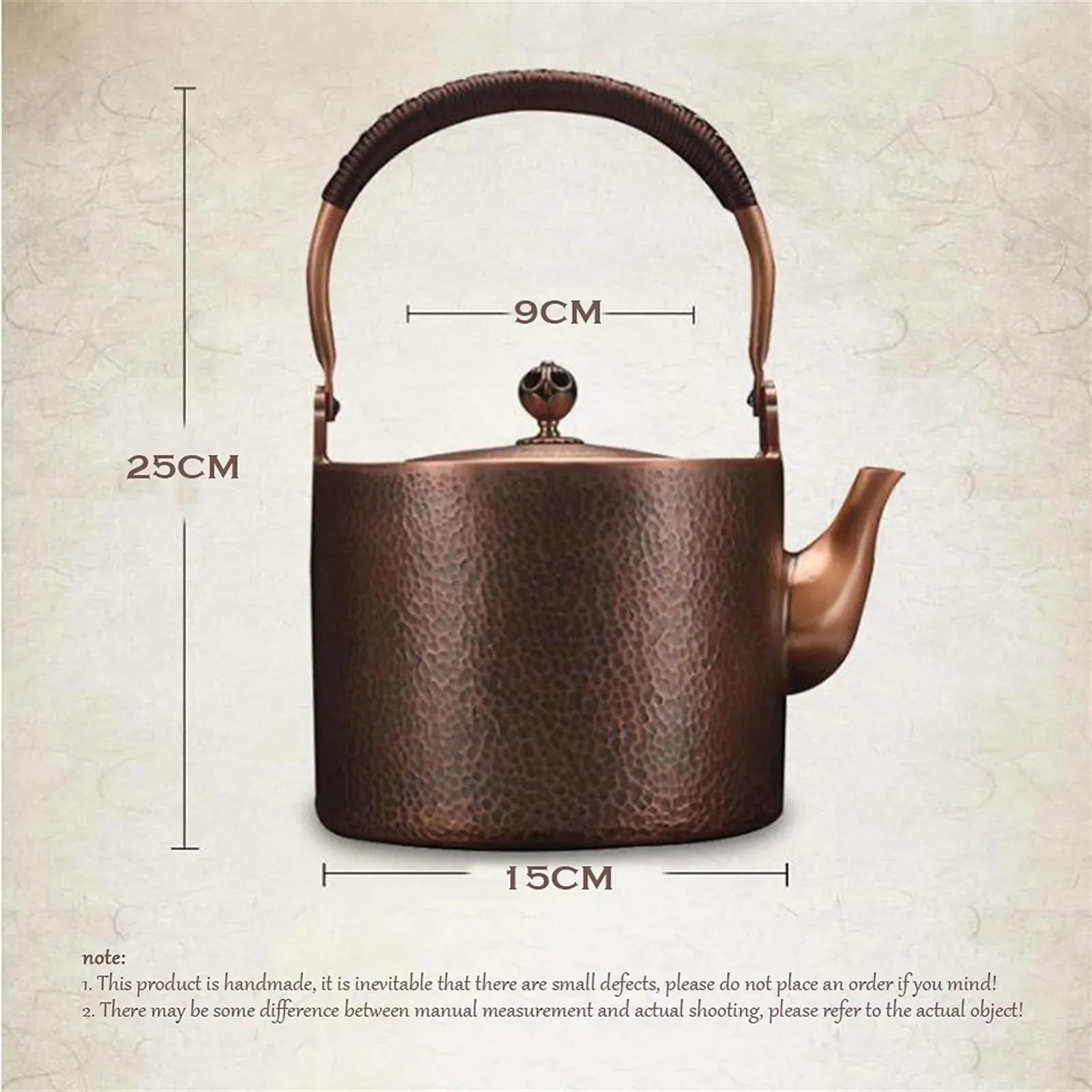 Чайник Мідний Антикварний Ручної роботи Візерунок, фото №2 Чайник Мідний Антикварний Ручної роботи Візерунок, фото №2