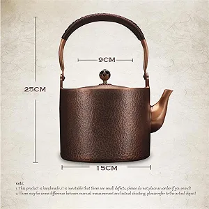 Чайник Мідний Антикварний Ручної роботи Візерунок synthetic.ua - Фото 1