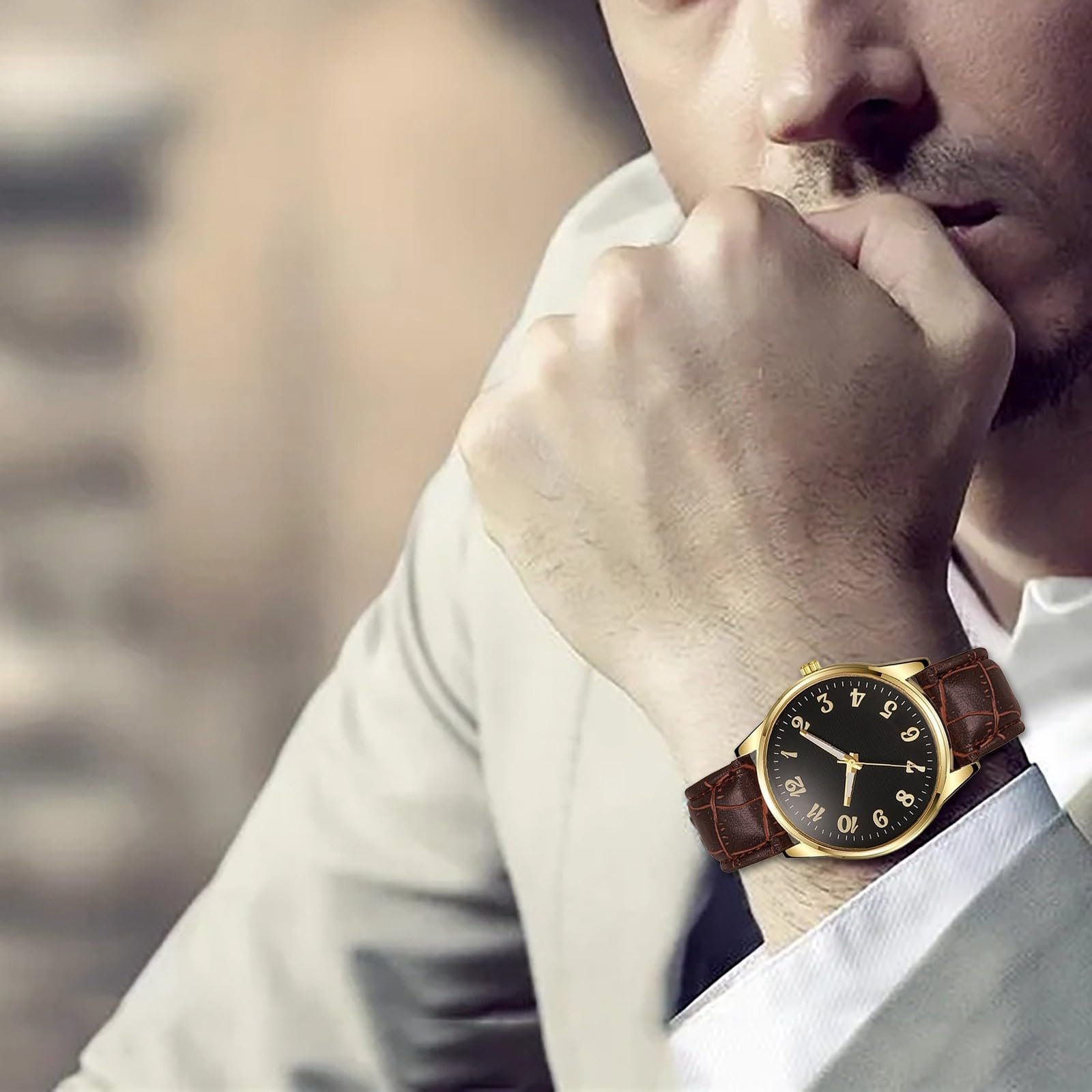 Женские часы Generisch Кварцевые Аналоговые из нержавеющей стали Стильные часы из сплава Унисекс, фото №2