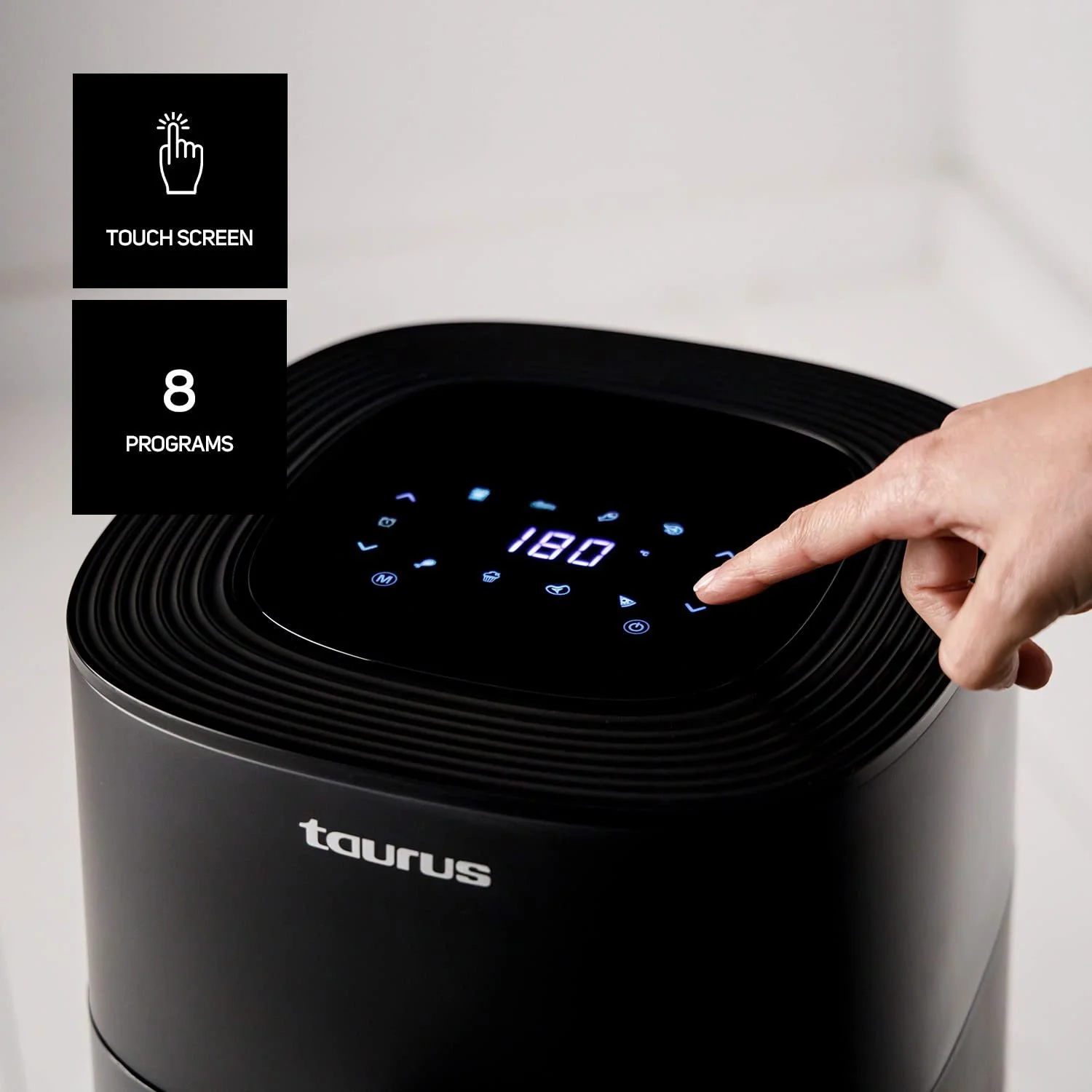 Мультипіч Taurus 5.5 л 800 г 8 програм Сенсорна 1700 Вт Без PFOA та BPA, фото №5 Мультипіч Taurus 5.5 л 800 г 8 програм Сенсорна 1700 Вт Без PFOA та BPA, фото №5