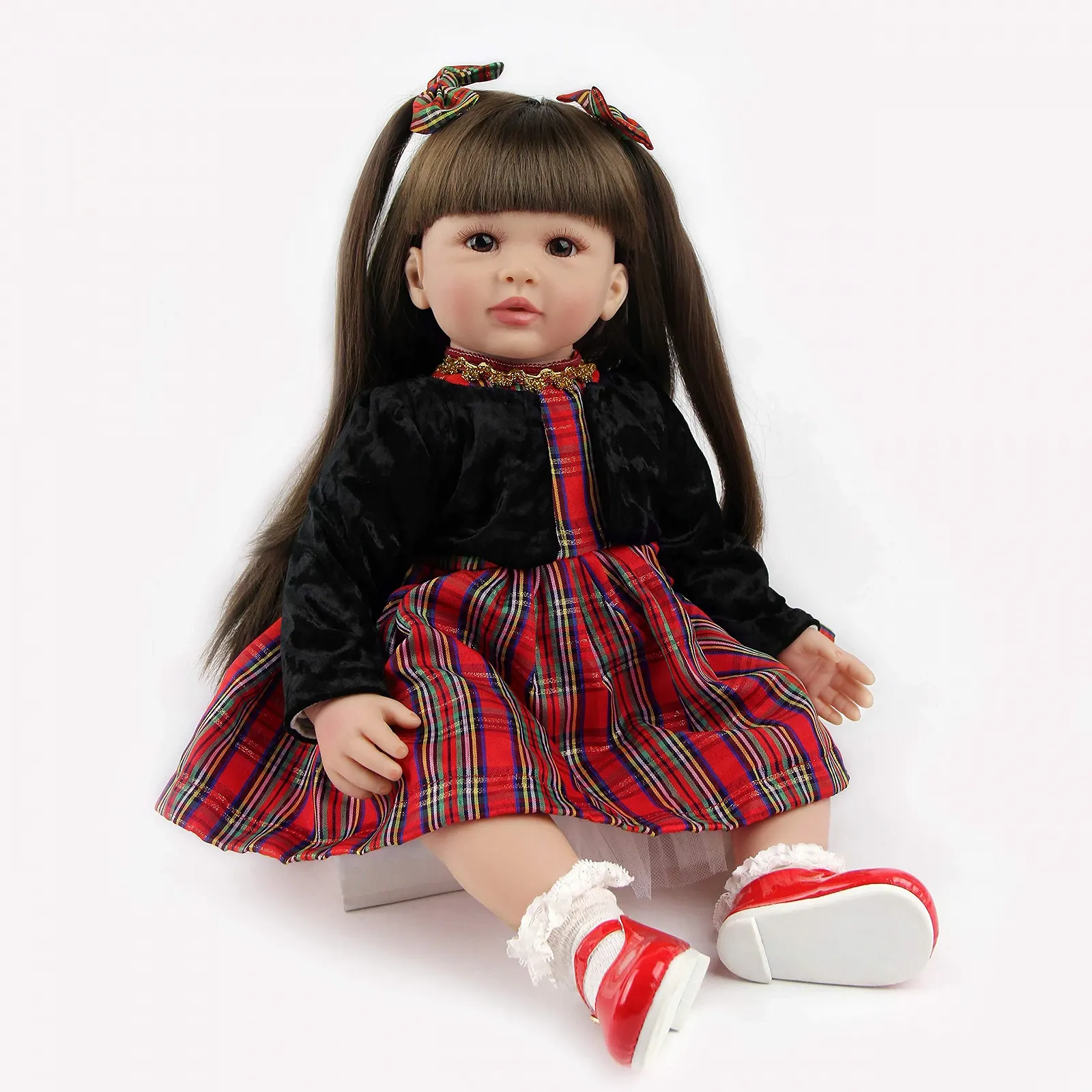 Кукла ZIYIUI Reborn Toddler 60 см Мягкий силиконовый винил Девочка с длинными волосами, фото №3 Кукла ZIYIUI Reborn Toddler 60 см Мягкий силиконовый винил Девочка с длинными волосами, фото №3