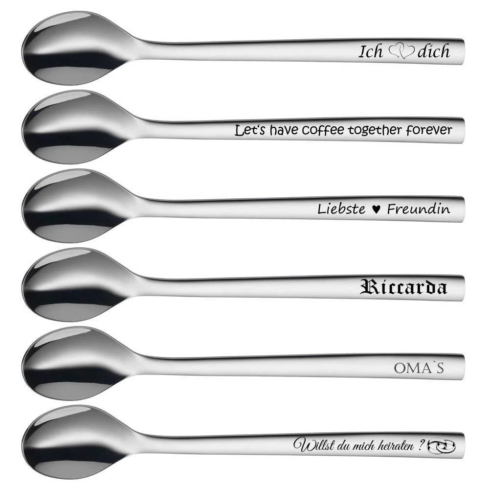 Ложка для лате макіато WMF Nuova Нержавіюча сталь 19 см (Одна ложка), фото №1