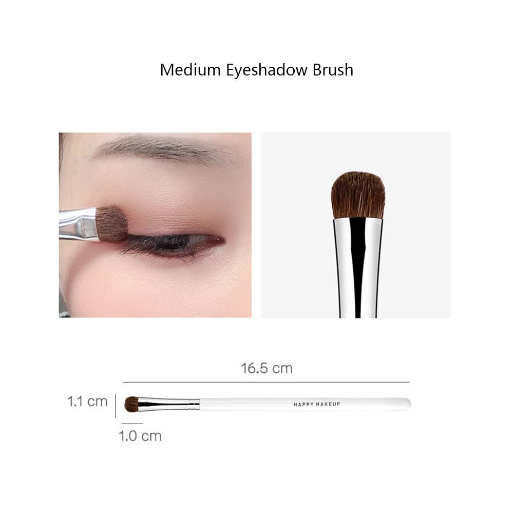 Набор кистей для макияжа 3 шт Pony Hair Beauty Cleaner Premium Eyeshadow Brush Set Portable Brush High Quality Makeup Brushes, дерево, фото №6