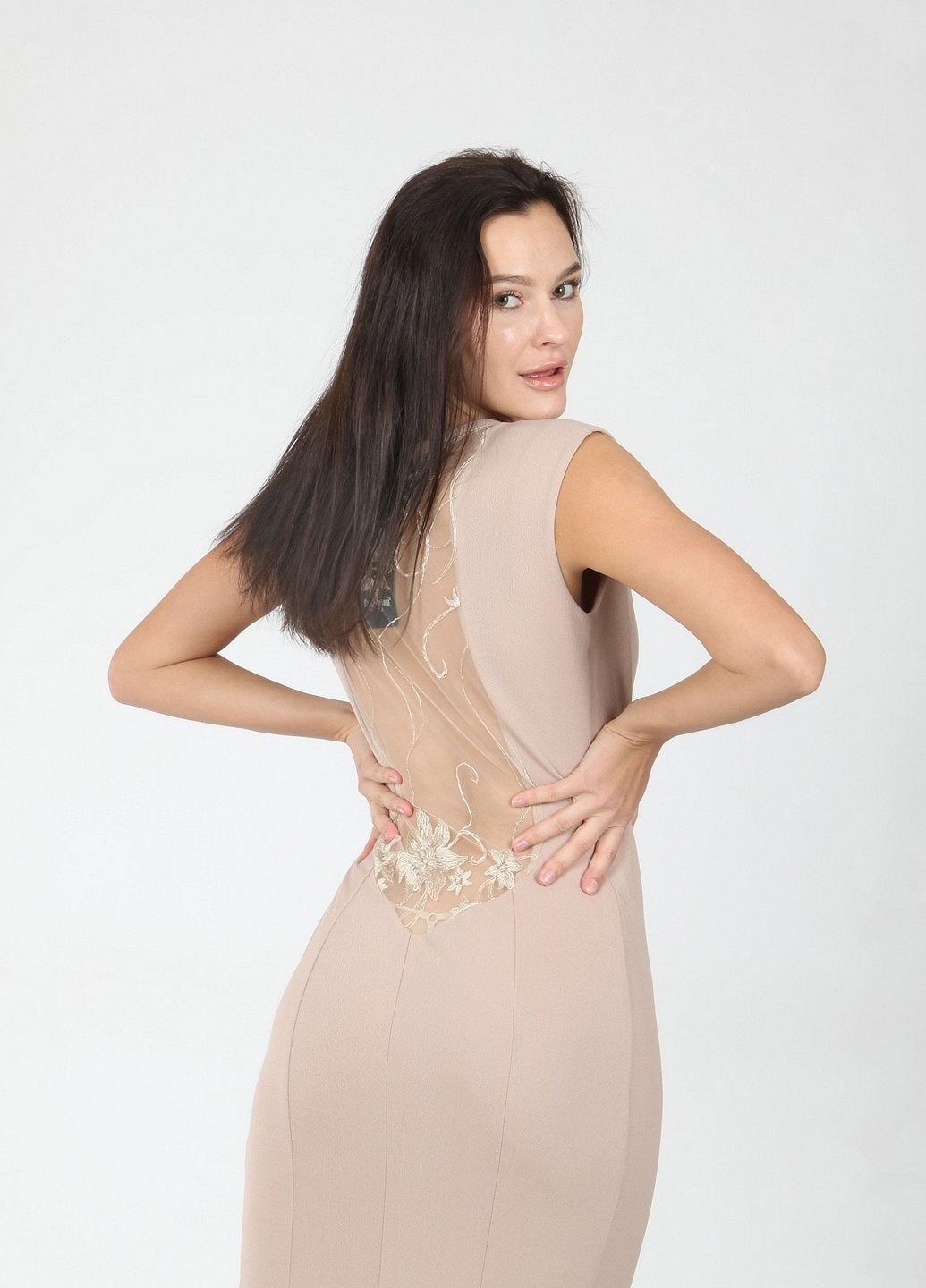 Платье Enna Levoni L Бежевый (ND-13054 Beige, фото №4