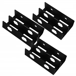 Держатель для ноутбука Hemobllo, 1 шт., под стол, двухслойный, органайзер для ноутбуков, клавиатур, кабельных коробок, прочный и простой в установке - Фото 1