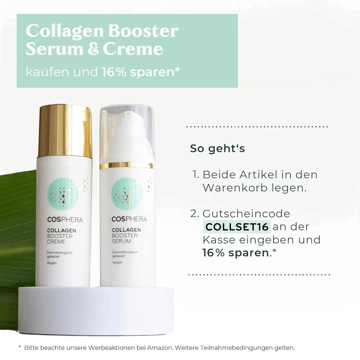 Крем для обличчя Cosphera Collagen Booster Cream веганський проти зморшок 50 мл, фото №7 Крем для обличчя Cosphera Collagen Booster Cream веганський проти зморшок 50 мл, фото №7