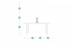 Настільна лампа KHG LED 15х26 см Срібляста synthetic.ua - Фото 1