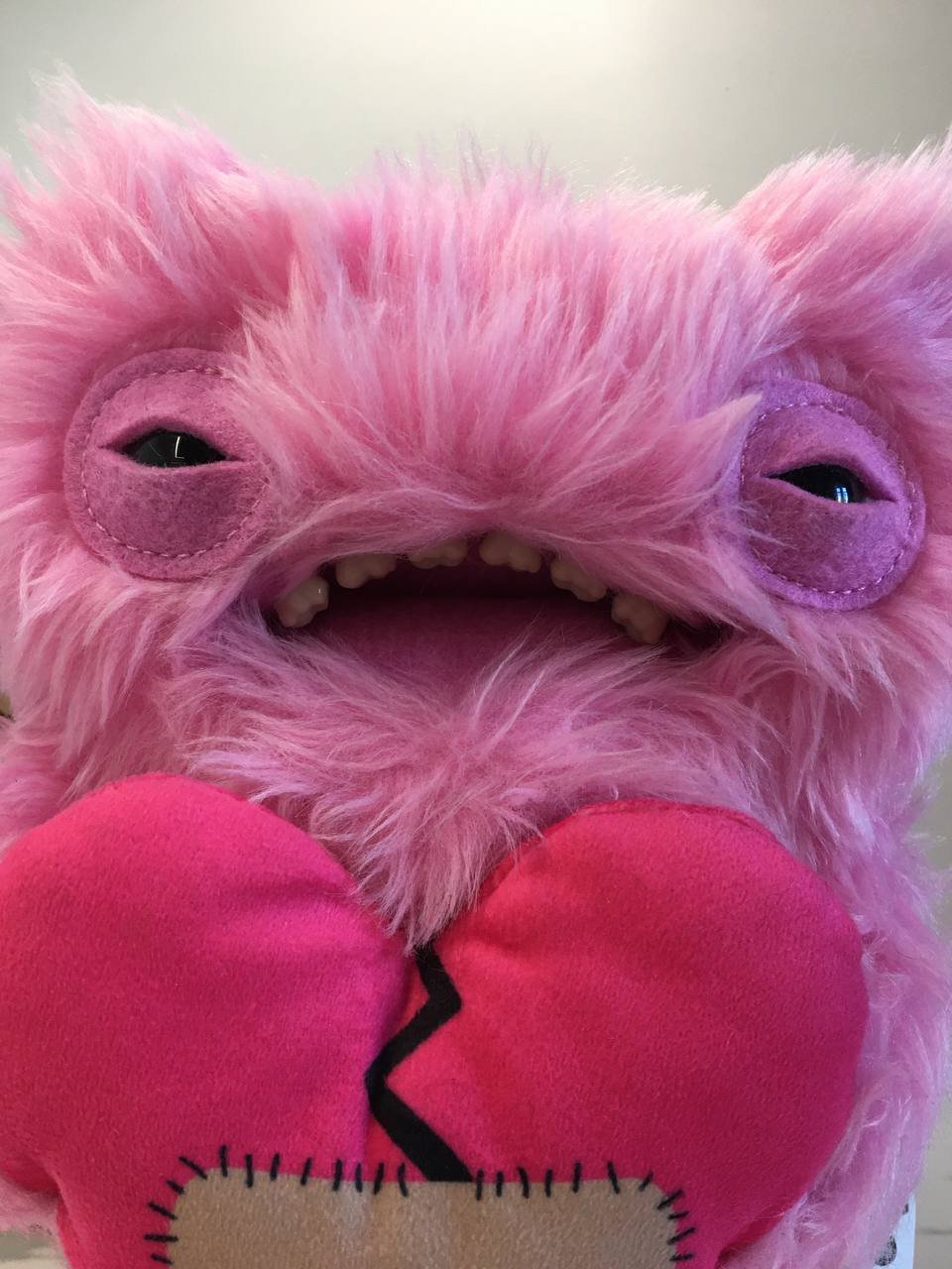 М'яка іграшка Фуглер із серцем Рожевий Fuggler Funny Ugly Monster, фото №5