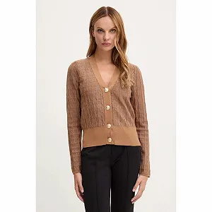 Кардиган женский Guess by Marciano Коричневый - M - Фото 1