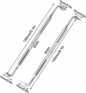 Набір викруток Allen з шліцом Phillips, дві частини, 130 мм, 90 градусів, плоска головка з подвійною головкою зі сталі S2, типу Z synthetic.ua - Фото 1