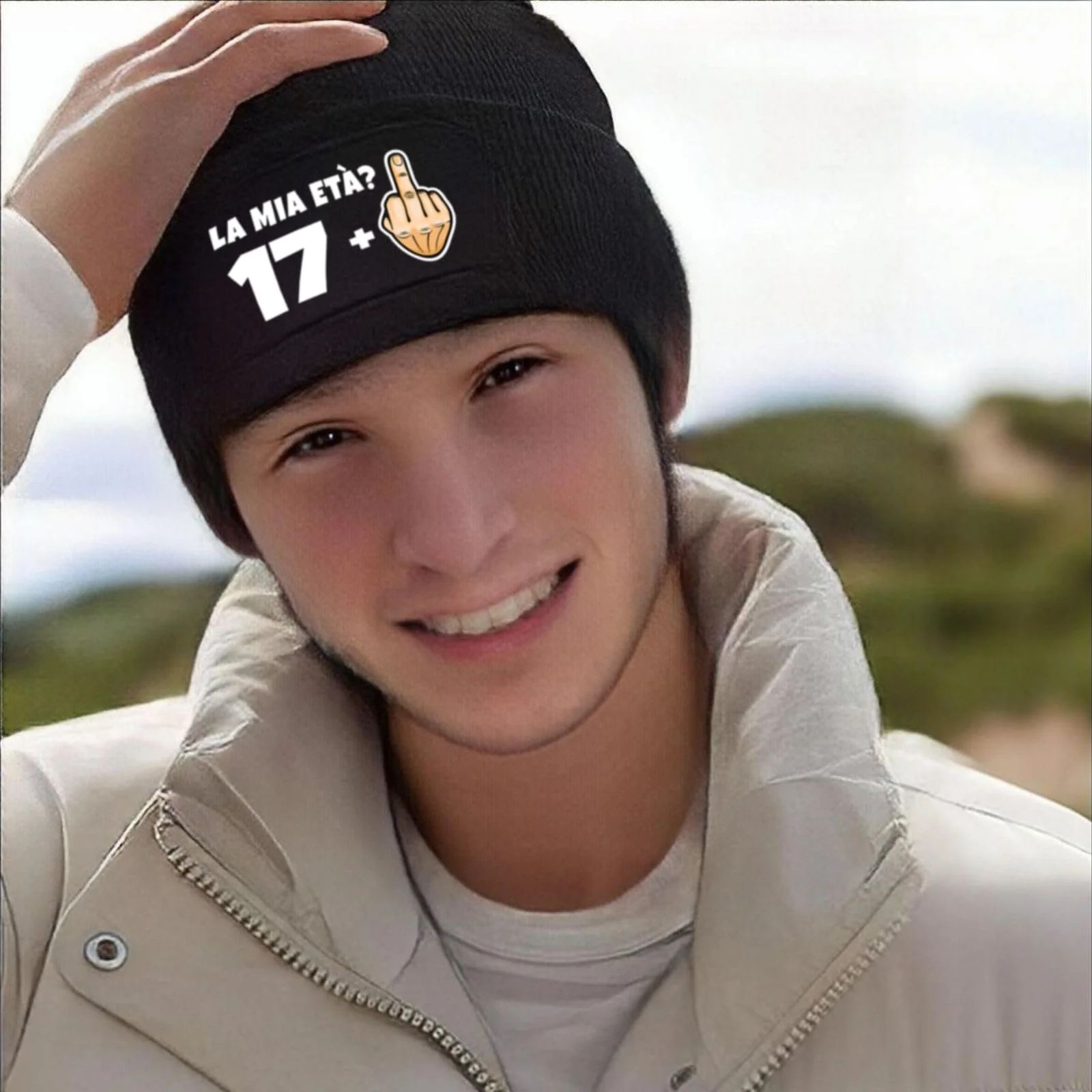 Шапка TeeDesign 18 Years Funny Birthday Boys Girls Gadget Gift Clothing - Middle Finger 18 Years, фото №3 Шапка TeeDesign 18 Years Funny Birthday Boys Girls Gadget Gift Clothing - Middle Finger 18 Years, фото №3