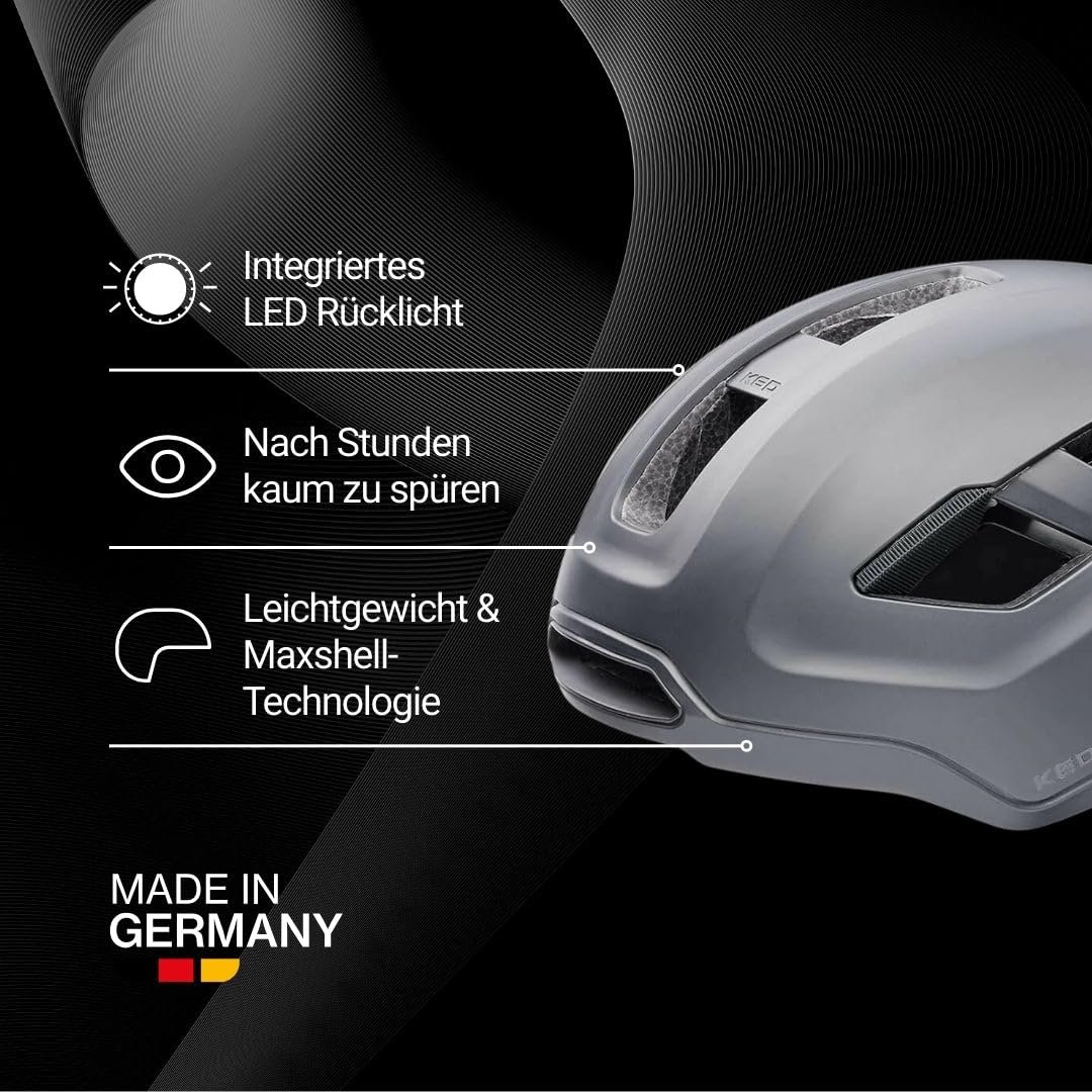 Шолом велосипедний Reach AR-1 MIPS, задній ліхтар LED, технологія Maxshell, 330 г, фото №4