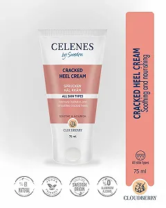 Крем для потрескавшихся пяток Celenes by Sweden Cloudberry восстанавливающая формула с Urea, маслами авокадо и миндаля веганский 2 x 75 мл synthetic.ua - Фото 1