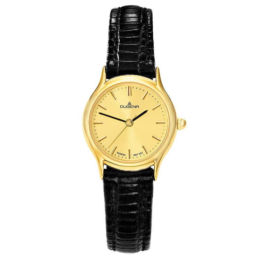 Женские аналоговые кварцевые часы Dugena 1626331 с кожаным ремешком, фото №1