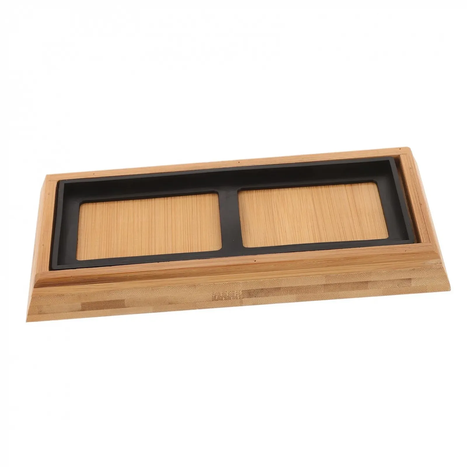 Тримач для точильного каменю бамбуковий набір 3 шт., фото №1