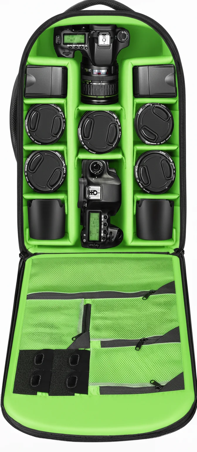 Рюкзак-валіза Neewer 2NW3300 для SLR/DSLR камер / 55х35х26см / Чорний, фото №3