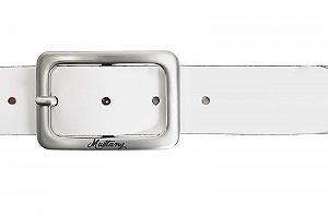 Ремень кожаный MUSTANG Женский 3.5 W85 Белый, Белый synthetic.ua - Фото 1