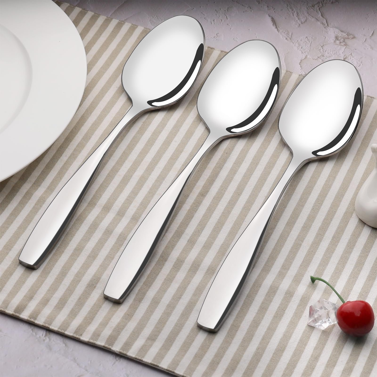 Ложка для сервірування Loiycg 6 шт., з нержавіючої сталі, фото №7 Ложка для сервірування Loiycg 6 шт., з нержавіючої сталі, фото №7