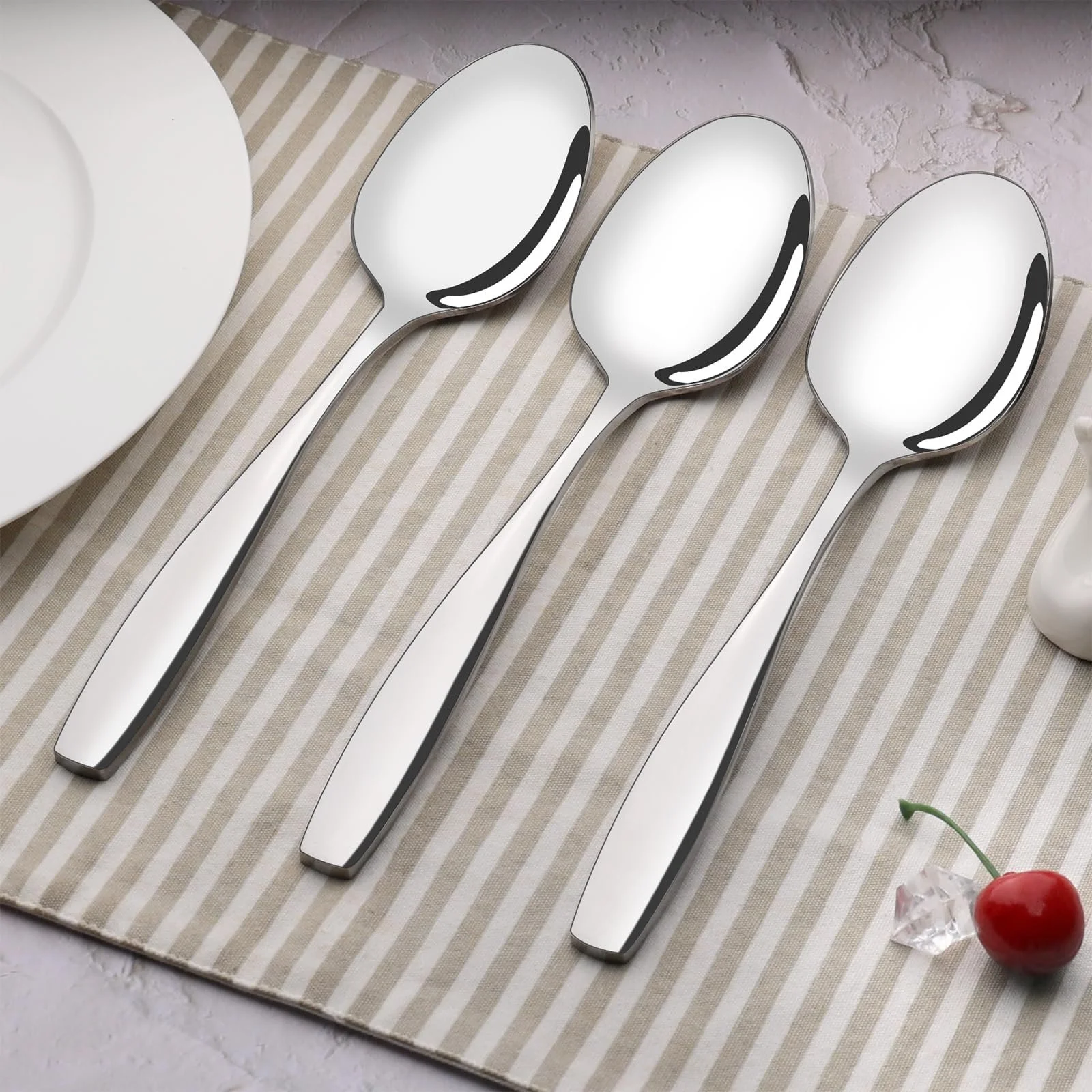 Ложка для сервировки Loiycg 6 шт., из нержавеющей стали, фото №7