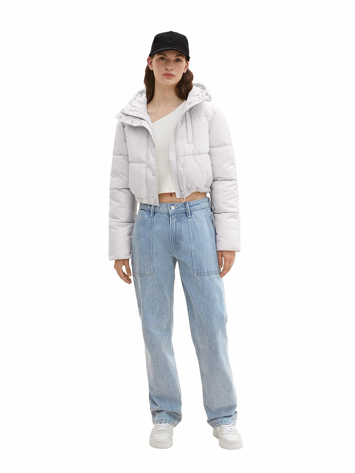 Джинсова куртка TOM TAILOR Denim жіноча з капюшоном, фото №3