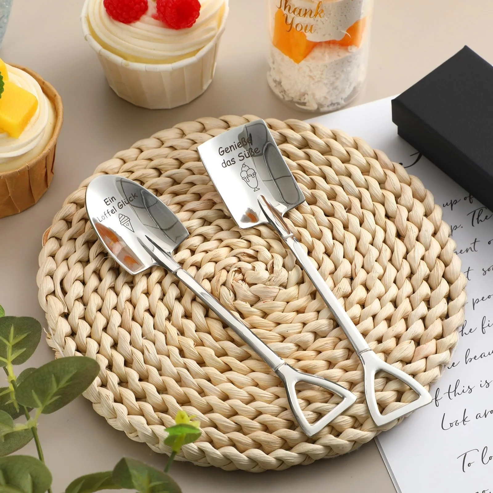 Ложки для морозива Пара ложок з гравіюванням, фото №4 Ложки для морозива Пара ложок з гравіюванням, фото №4