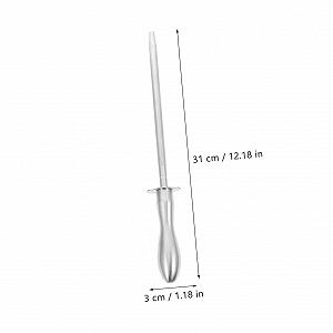Мусат iplusmile нержавіюча сталь ергономічна ручка для кухонних ножів synthetic.ua - Фото 1