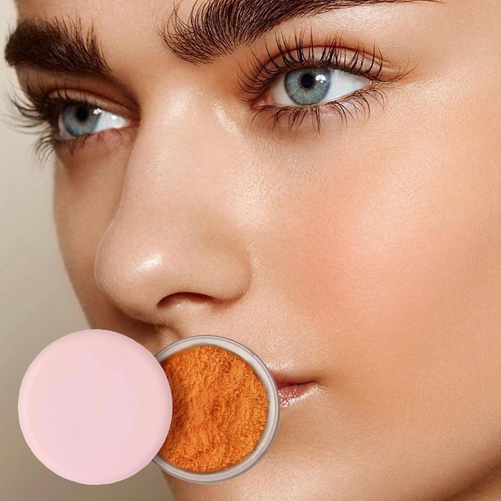 Пудра COOPEA Фіксуюча Рожева Пудра Блюринг Водостійка, фото №3