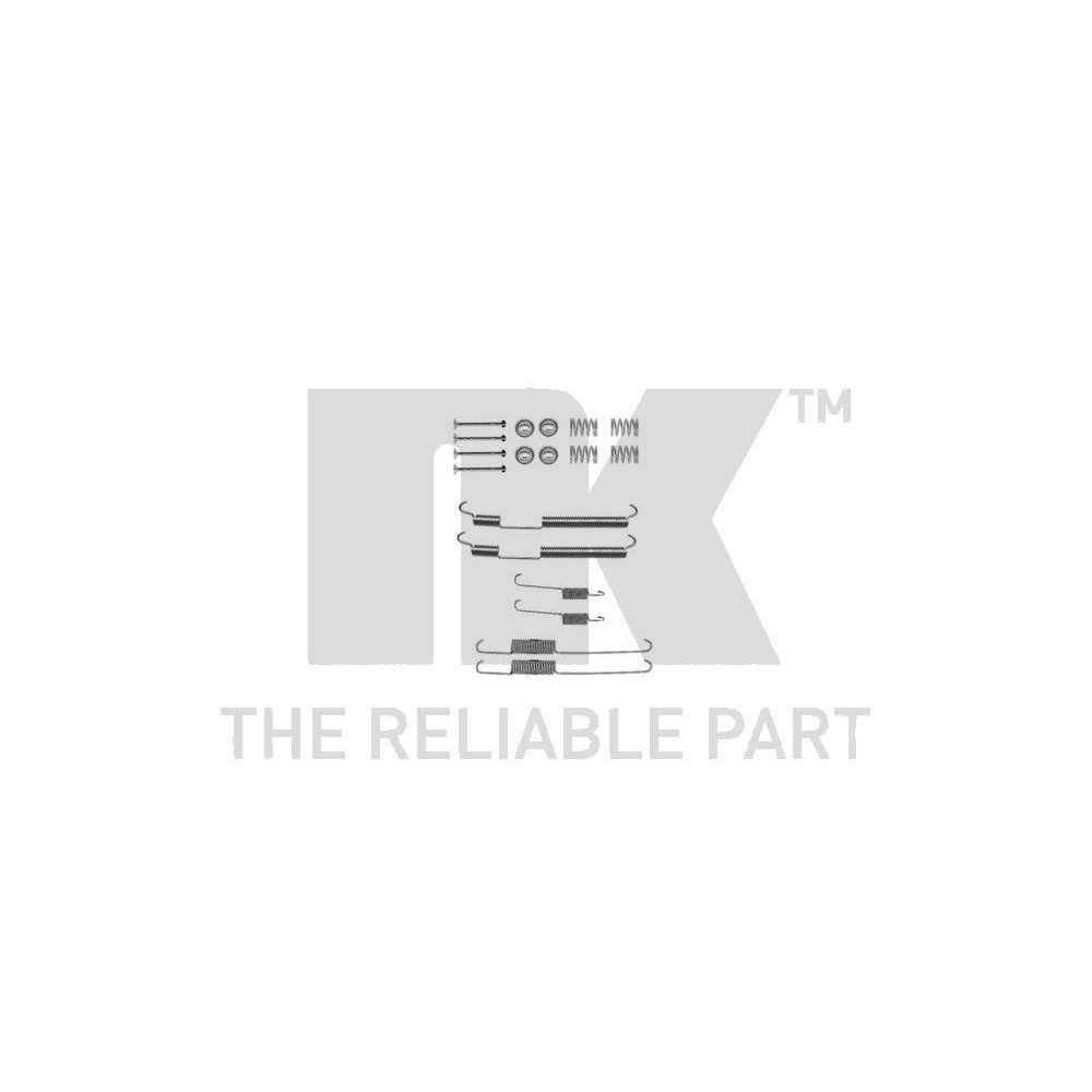 Комплект аксесуарів, гальмівні колодки (барабанні) NK 7939755 RENAULT, задня вісь, фото №1