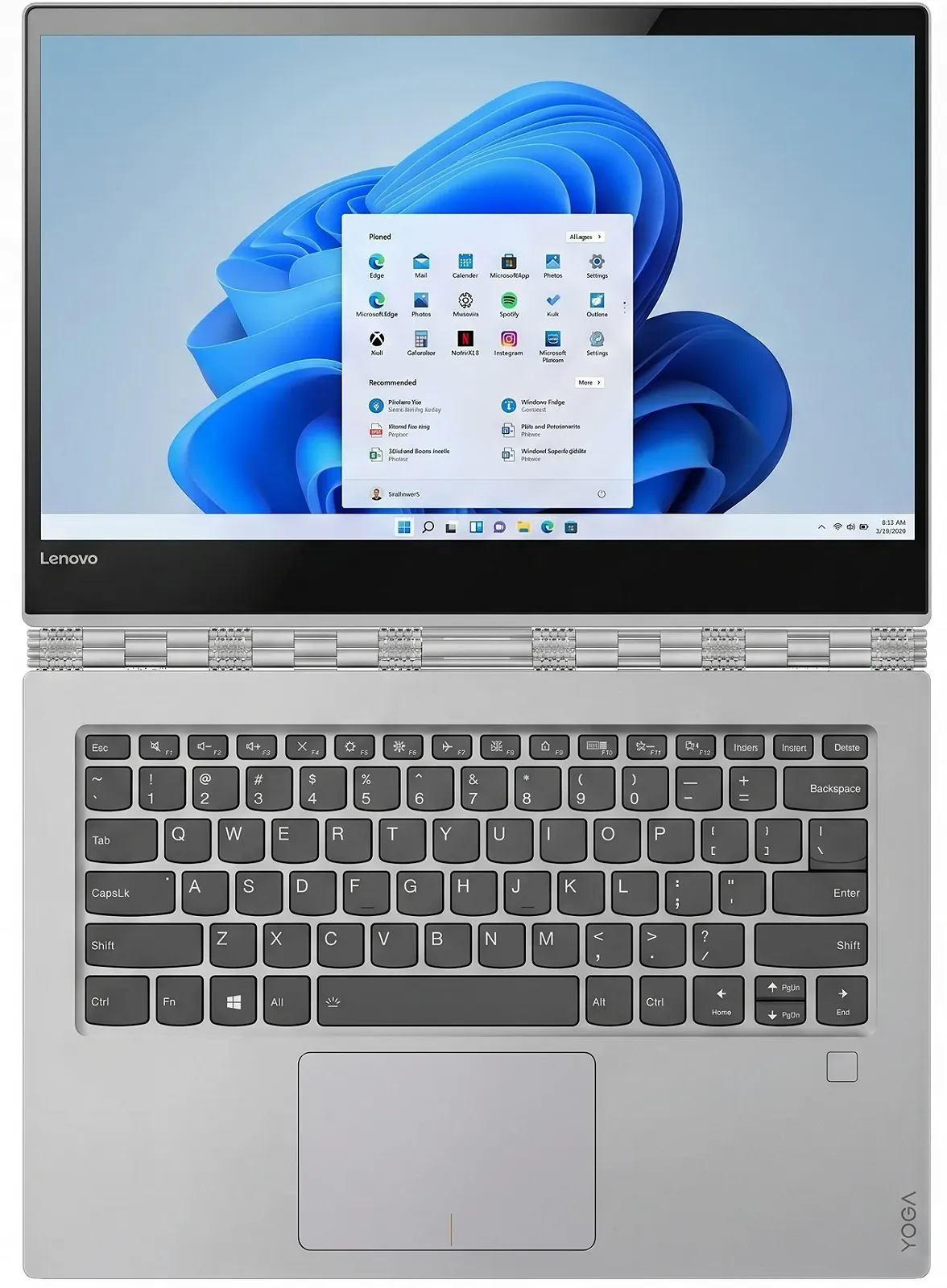 Ноутбук 13.9" Lenovo Yoga 920-13IKB Intel Core i7 RAM 8GB SSD 256GB Windows 11 10год батарея Алюмінієвий корпус (UKR), фото №4