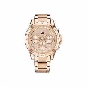 Женские часы Tommy Hilfiger Кварцевые с несколькими циферблатами Ремешок из нержавеющей стали - Фото 1