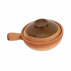 Кастрюля-горшок для тушения керамическая с ручкой 850 мл для дома и кейтеринга универсальная - Фото 1